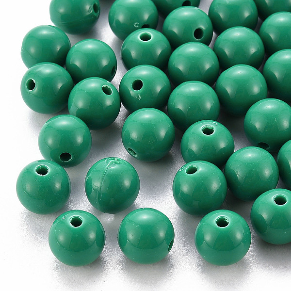 Opaque Acrylic Beads - image