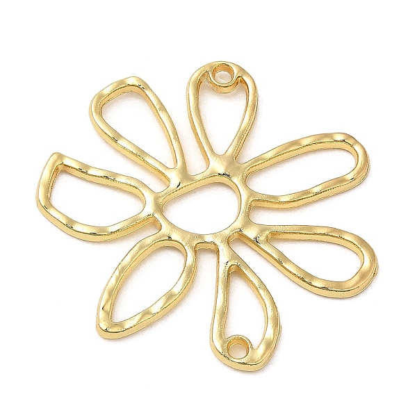 

PandaHall Alloy Connector Charms, Hollow Flower Links, Cadmium Free & Lead Free, Light Gold, 32x31.5x1.5mm, Hole: 1.4mm Alloy Flower