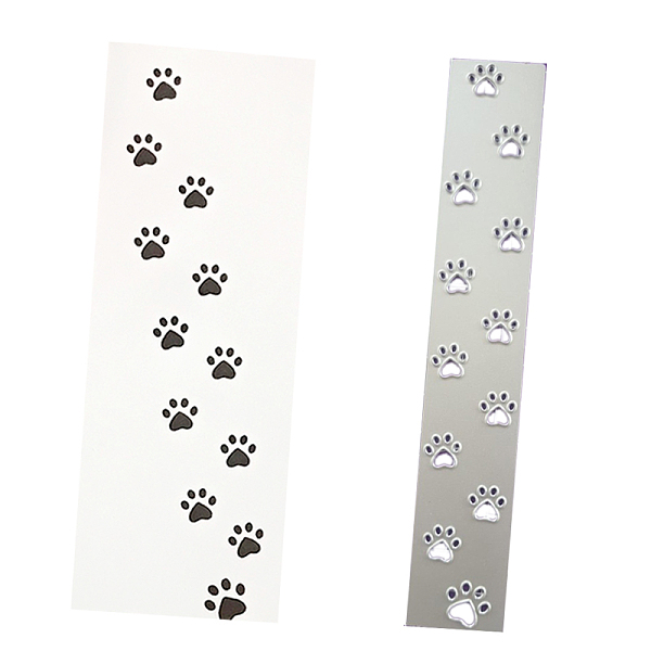 

PandaHall Dog Footprint Carbon Steel Cutting Dies Stencils, for DIY Scrapbooking/Photo Album, Decorative Embossing DIY Paper Card, Matte...