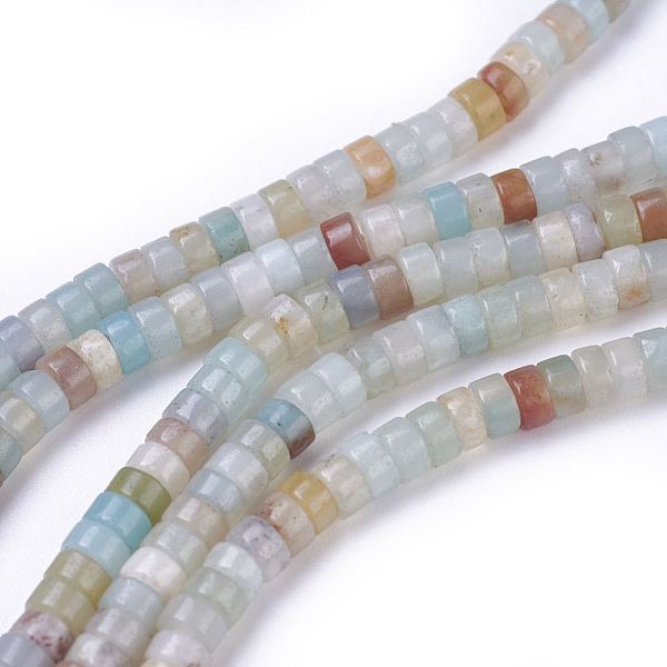 

PandaHall Natural Flower Amazonite Beads Strands, Column, 4~4.2x2.2~2.5mm, Hole: 0.8mm, about 163~169pcs/strand, 15.7 inch(40cm) Flower...