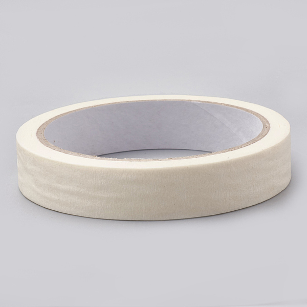 

PandaHall Adhesive Tapes, White, 15mm, about 17m/roll, 13rolls/group Paper White