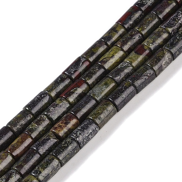 

PandaHall Natural Dragon Blood Beads Strands, Column, 7.5~8.5x5~6mm, Hole: 1mm, about 45~46pcs/strand, 14.69~15.04 inch(37.3~38.2cm) Dragon...