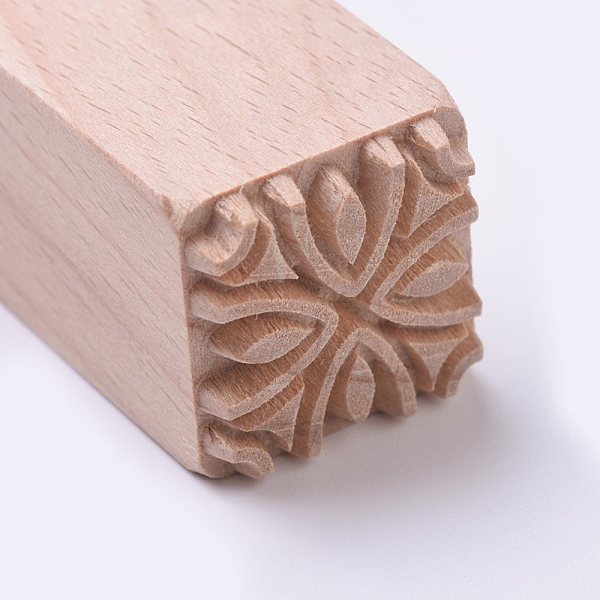 

PandaHall DIY Scrapbook, Wooden Stamps, Square with Cross Pattern, BurlyWood, 49.5~50.5x19.5~20.5x19.5~20.5mm Wood Orange