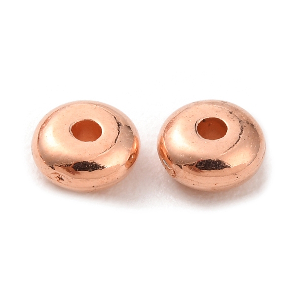 

PandaHall CCB Style Plating Beads, Flat Round, Light Gold, 5x2.5mm, Hole: 1.2mm Plastic Flat Round