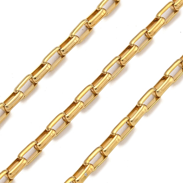 Ion Plating(IP) 304 Stainless Steel Rectangle Link Chains