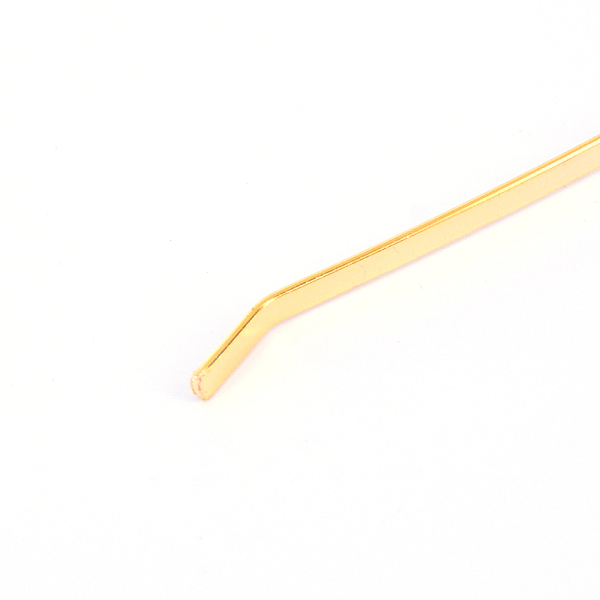 

PandaHall Hair Accessories Iron Hair Band Findings, Golden, 140x118.5x3mm Iron
