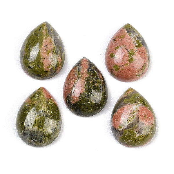 Natural Unakite Cab… - image