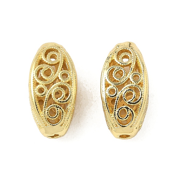 Brass Hollow Oval B… - image