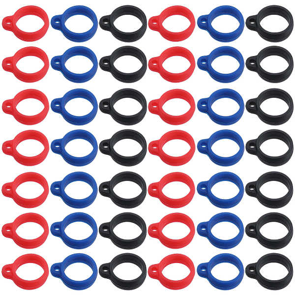 66Pcs 3 Colors Silicone Pendant