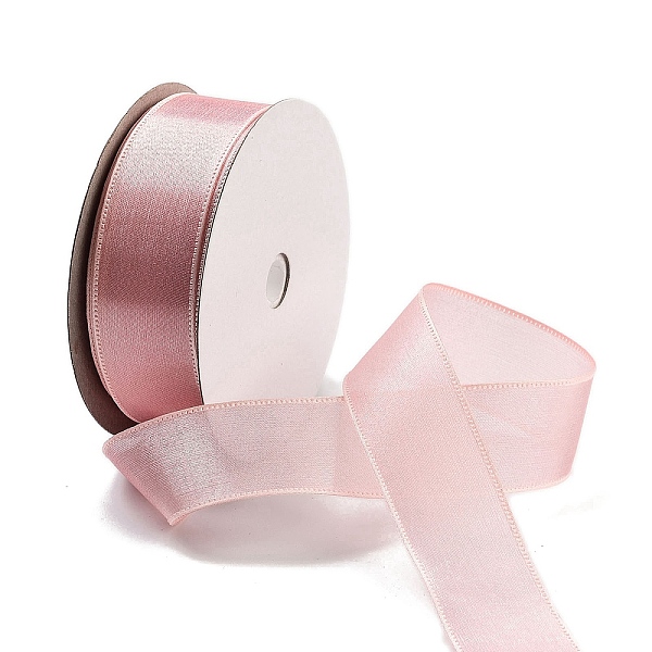 

PandaHall 20 Yards Polyester Ribbon, for Gift Wrapping, Pink, 1 inch(25mm), about 20.00 Yards(18.29m)/Roll Polyester None Pink