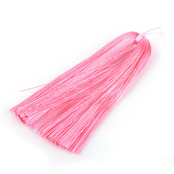 

PandaHall Nylon Tassel Decoration, Pink, 85x5mm Nylon Pink