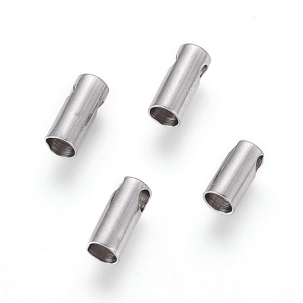 

PandaHall 304 Stainless Steel Cord Ends, End Caps, Column, Stainless Steel Color, 7.5x3mm, Hole: 1.5mm, Inner Diameter: 2.5mm 304 Stainless...