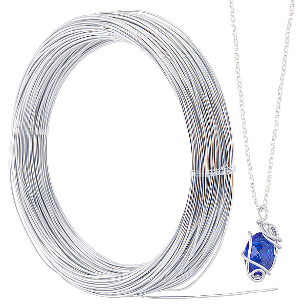 

PandaHall SUNNYCLUE 50M Aluminum Craft Wire 1mm Silver Crafting Wire 18 Gauge Aluminum Wire Bendable Metal Sculpting Wire Jewelry Craft Wire...