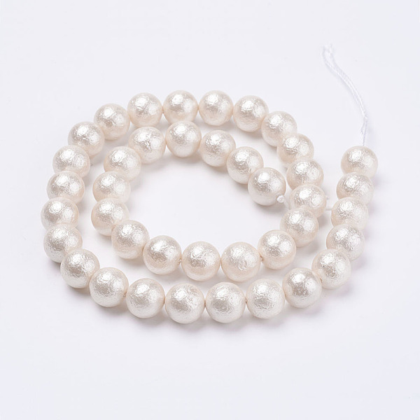 Falten Texturierte Shell Perlen Perlenstränge