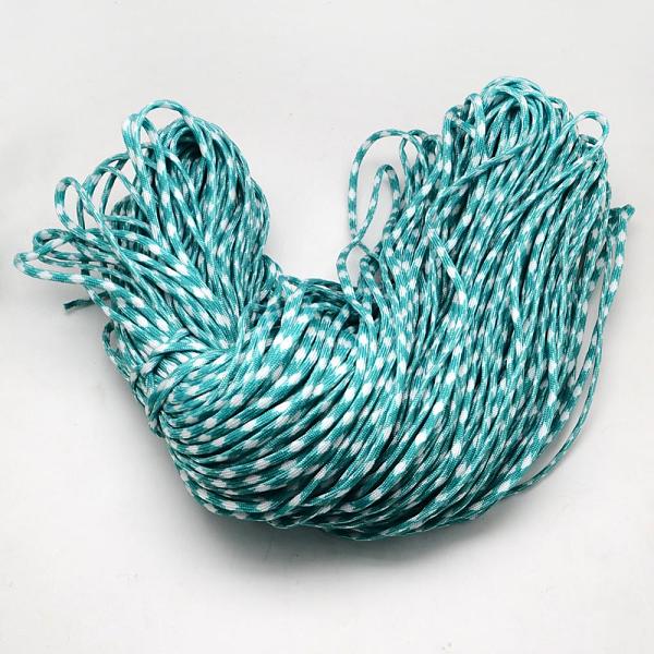 

PandaHall 7 Inner Cores Polyester & Spandex Cord Ropes, for Rope Bracelets Making, Medium Turquoise, 4mm, about 109.36 yards(100m)/bundle..., Cyan