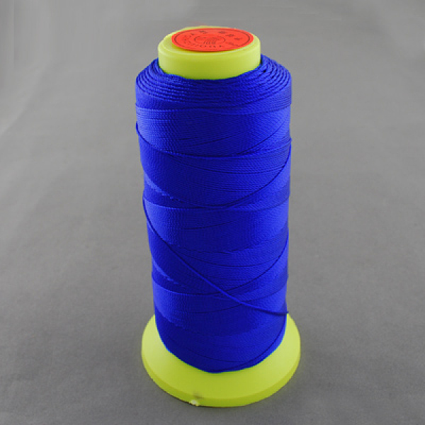 

PandaHall Nylon Sewing Thread, Medium Blue, 0.8mm, about 300m/roll Nylon Blue