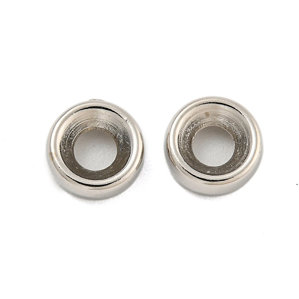 

PandaHall CCB Plastic Spacer Beads, Disc, Platinum, 6.5x2.5mm, Hole: 2.5mm Plastic Disc