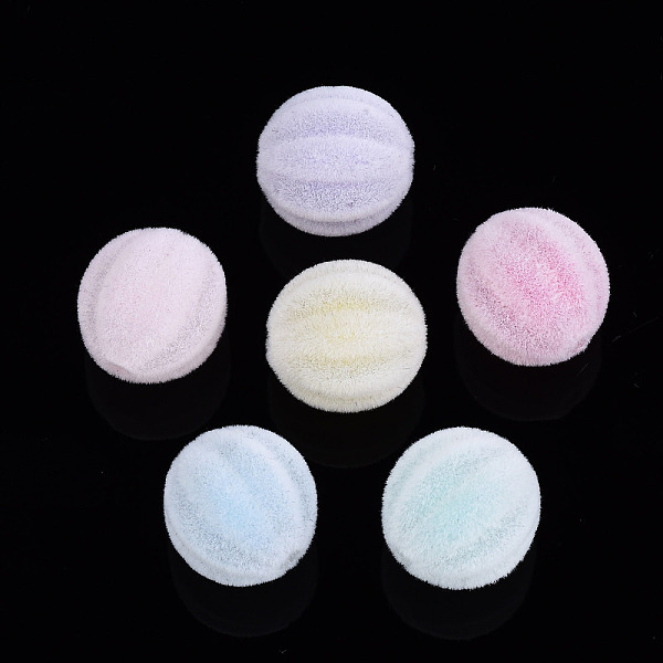 

PandaHall Flocky Acrylic Beads, Bead in Bead, Pumpkin, Mixed Color, 12x12mm, Hole: 2mm Acrylic Pumpkin Multicolor