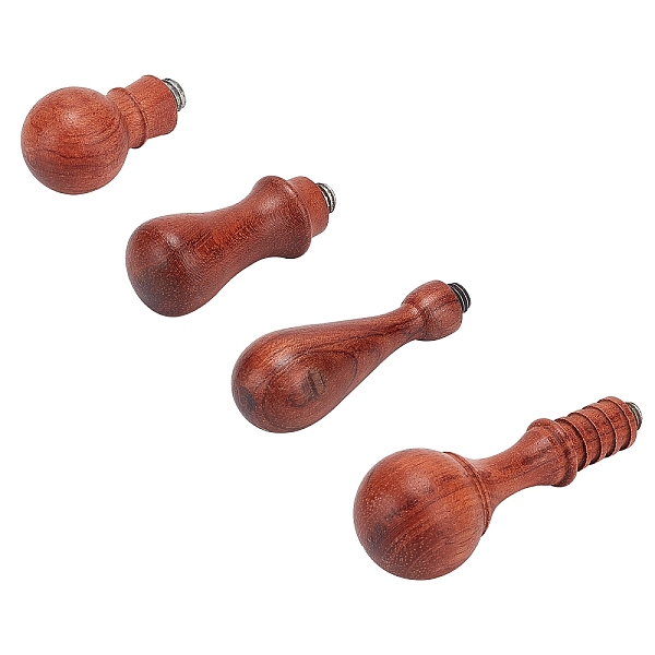 

PandaHall CRASPIRE Pear Wood Handle, for Wax Seal Stamp, Wedding Invitations Making, Coconut Brown, 62.5x21.5mm, Inner Diameter: 7.5mm...