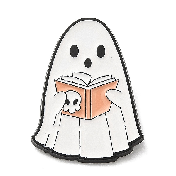 

PandaHall Halloween Theme Ghost Enamel Pin, Electrophoresis Black Zinc Alloy Brooch for Backpack Clothes, Book, 31x23x1.5mm Alloy+Enamel...