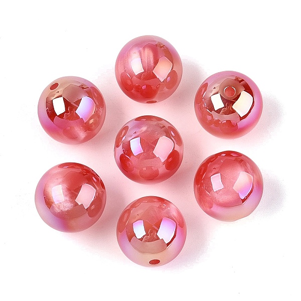 Perlas de resina opaca con recubrimiento UV luminoso