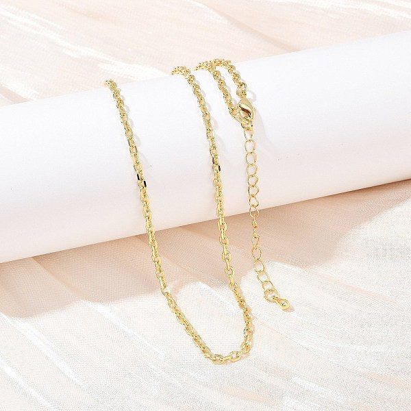2.5MM Brass Cable Chain Necklaces
