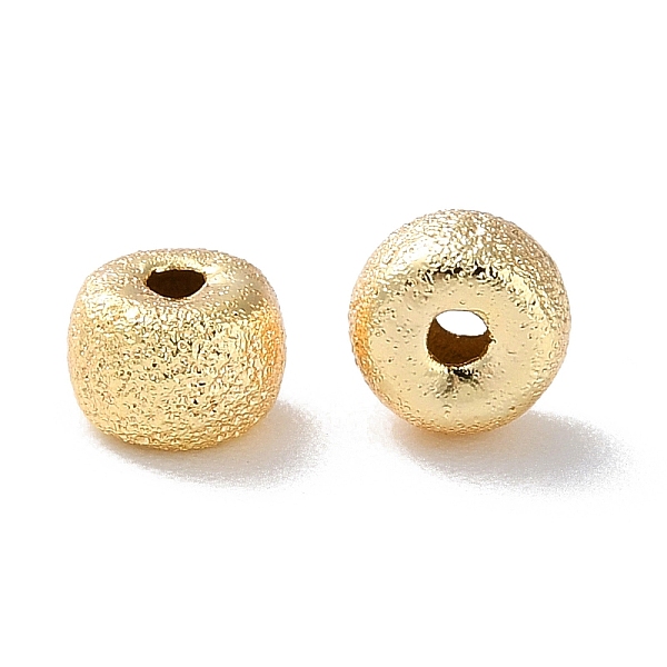 

PandaHall Brass Beads, Column, Real 18K Gold Plated, 5x3mm, Hole: 1.2mm Brass Column