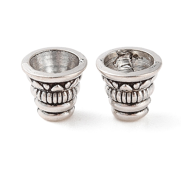 

PandaHall Tibetan Style Alloy Bead Cone, Cadmium Free & Lead Free, Turriform , Antique Silver, 8x7.5mm, Hole: 2.9mm, about 1785pcs/1000g...