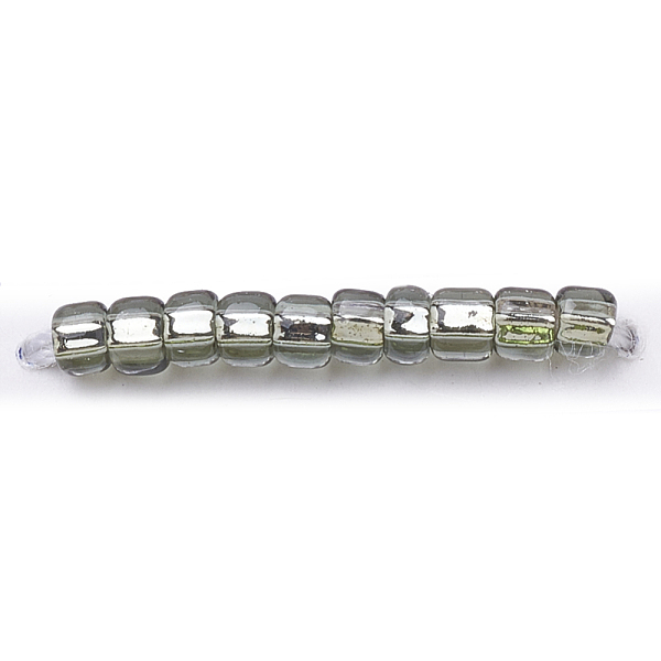 

PandaHall 11/0 MGB Matsuno Glass Beads, Japanese Seed Beads, Transparent Silver Lined Seed Beads, Glass Square Hole Seed Beads, Light Grey..., Gray