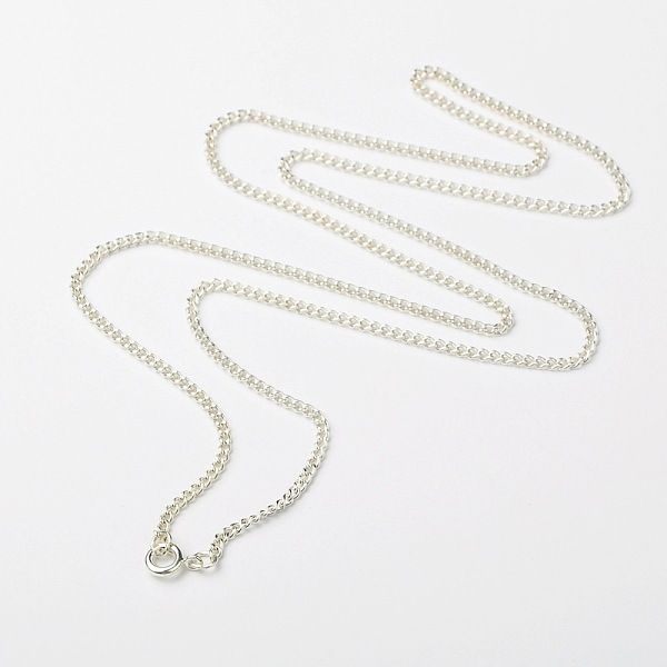 

PandaHall Iron Twisted Chains Necklace Making, with Brass Spring Ring Clasps, Silver Color Plated, 24 inch Iron