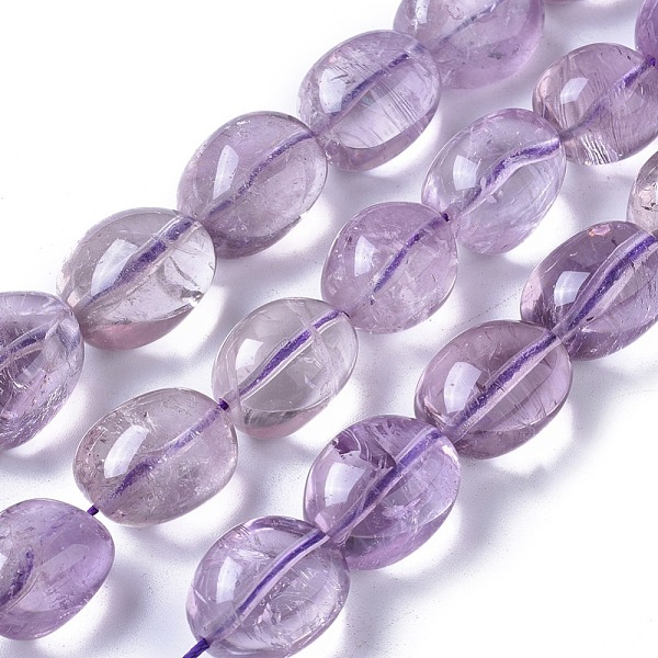 

PandaHall Natural Amethyst Beads Strands, Oval, 19.6~20.8x15~16x15~16mm, Hole: 1mm, about 19~21pcs/strand, 15.35 inch~15.74 inch(39~40cm)...