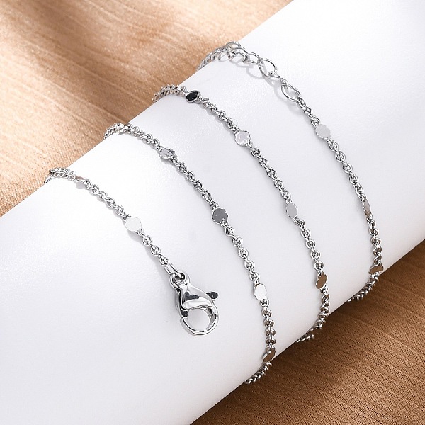 1MM Brass Cable Chain Necklace for Women Men