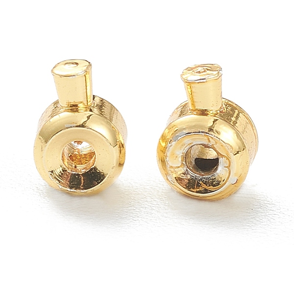 

PandaHall Brass Crimp Beads, Loose Spacer Beads, Stopper Crimp Charms, Long-Lasting Plated, Rondelle, Golden, 4.5x3.5x3mm, Hole: 1mm Brass...