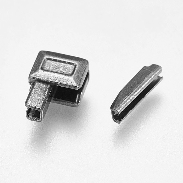 

PandaHall Clothing Accessories, Zinc Alloy Zipper Repair Accessories Insert Box and Pin Fix Retainer, Gunmetal, 10x7x4.5mm, Pin...