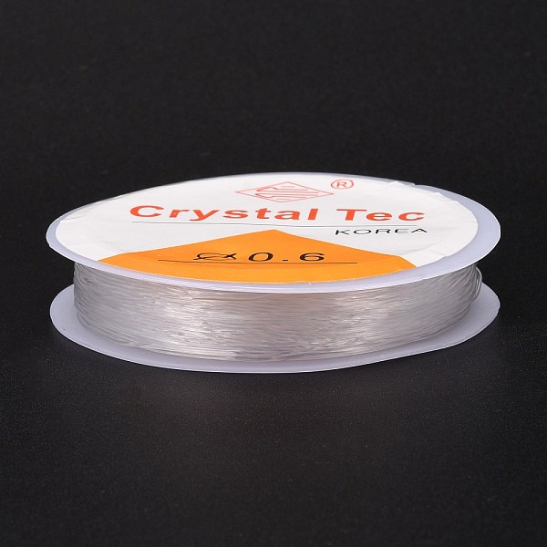 

PandaHall Round Crystal Elastic Stretch Thread, for Bracelets Gemstone Jewelry Making Beading Craft, Clear, 0.6mm, about 13.1 yards...