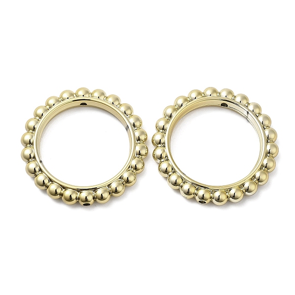 

PandaHall Acrylic Beads Frame, Ring, Golden, 43x5.5mm, Hole: 2.2mm Acrylic Ring