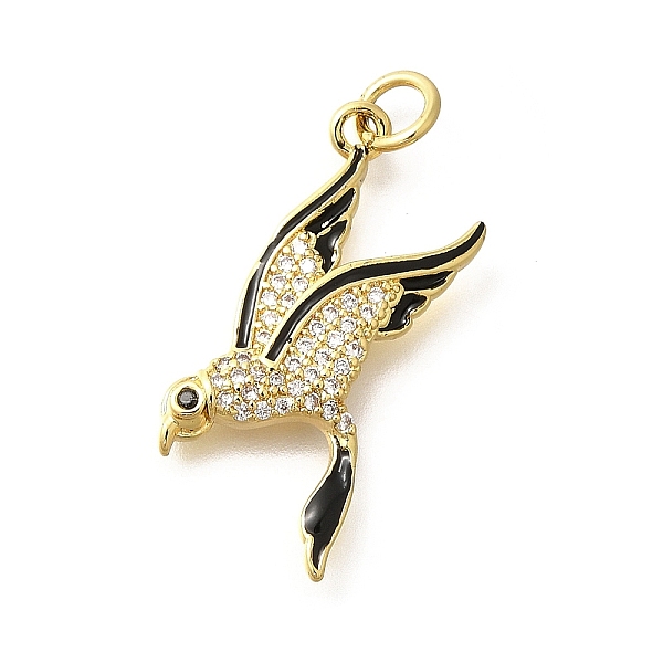 Brass Micro Pave Cl… - image
