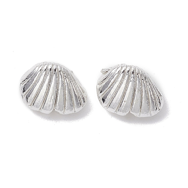 

PandaHall Alloy Spacer Beads, Long-Lasting Plated, Shell Shape, Silver, 7.5x10x5.5mm, Hole: 1.2mm Alloy Shell Shape