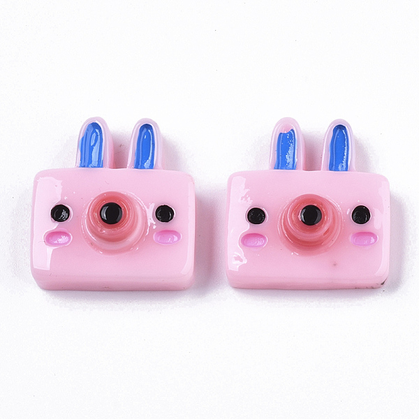 

PandaHall Opaque Resin Cabochons, Rabbit, Pink, 20.5x19x9.5mm Resin Rabbit Pink