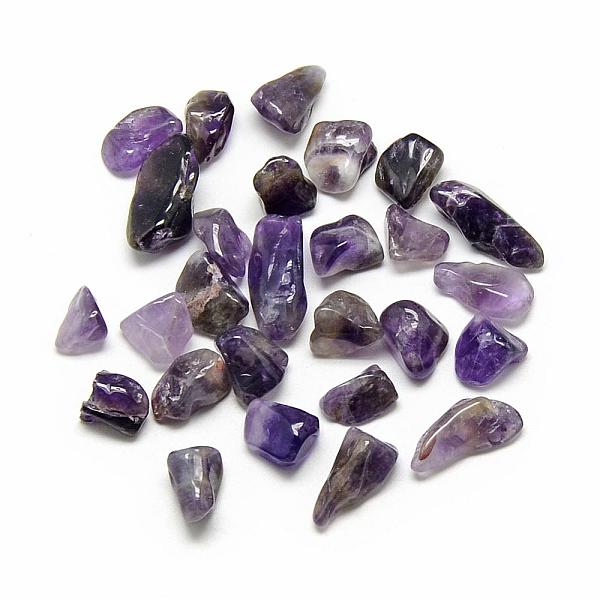 

PandaHall Natural Amethyst Gemstone Beads, Tumbled Stone, Nuggets, No Hole/Undrilled, 10~22x8~12x4~7mm Amethyst Nuggets