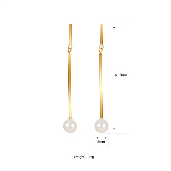 304 Pendientes Colgantes De Columna De Acero Inoxidable.