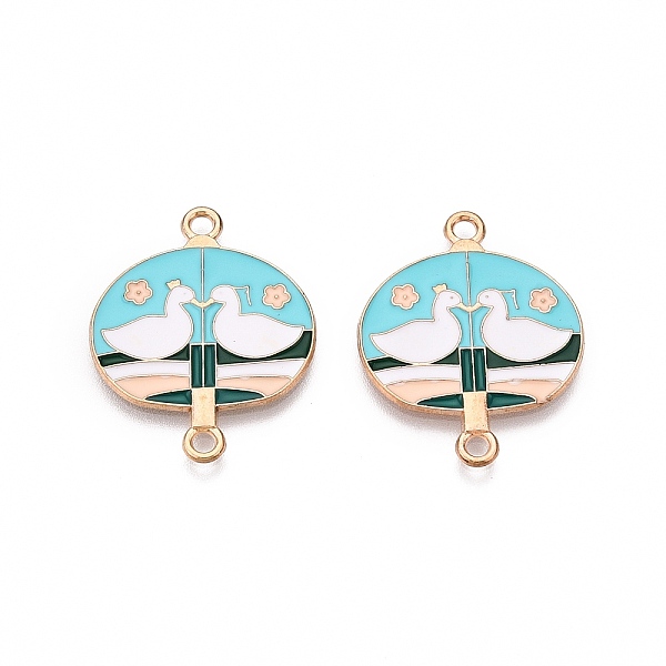 Alloy Enamel Pendants