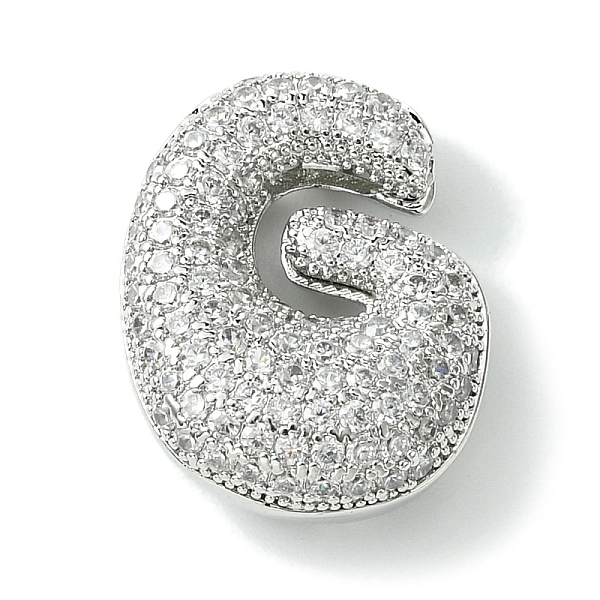 

PandaHall Rack Plating Brass Cubic Zirconia Pendants, Cadmium Free & Lead Free, Long-Lasting Plated, Alphabet, Letter G, 22x17.5x8mm, Hole..., Clear