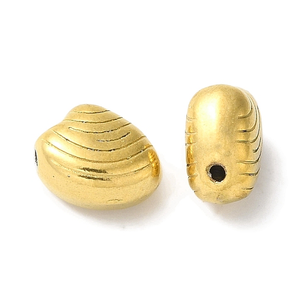 

PandaHall 304 Stainless Steel Beads, Shell Shape, Golden, 7x8x5mm, Hole: 1mm 304 Stainless Steel Shell Shape