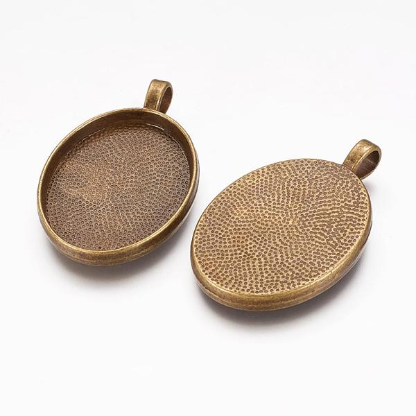 

PandaHall Alloy Pendant Cabochon Settings, Cadmium Free & Nickel Free & Lead Free, Plain Edge Bezel Cups, DIY Findings for Jewelry Making...