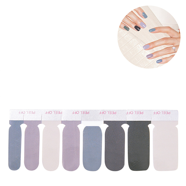 

PandaHall Solid Color Full Cover Best Nail Stickers, Self-adhesive, for Women Girls Manicure Nail Art Decoration, Colorful, 10.9x3.9cm Paper...