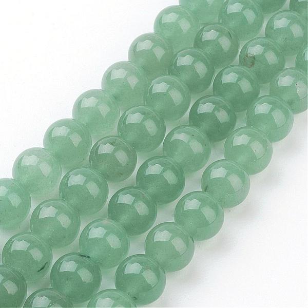 

PandaHall Natural Gemstone Beads Strands, Round, Green Aventurine, about 10mm in diameter, hole: 1mm, 39pcs/strand, 15.5 inch Green...