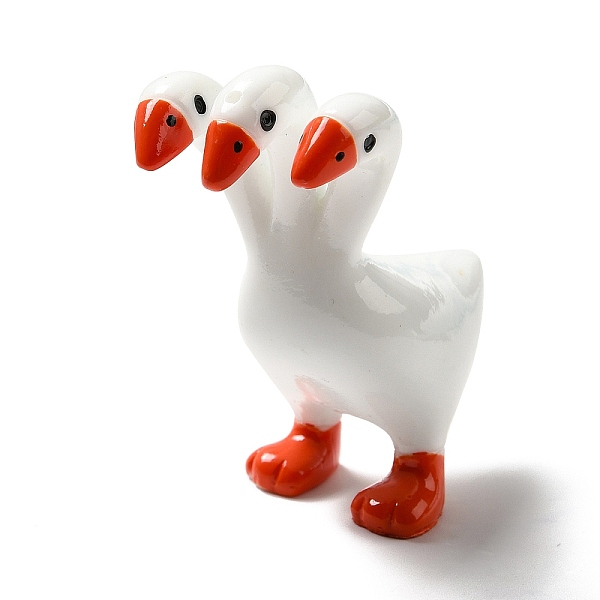 

PandaHall Duck Resin Home Display Decoration, Black, 40x26x51mm Resin Duck Black