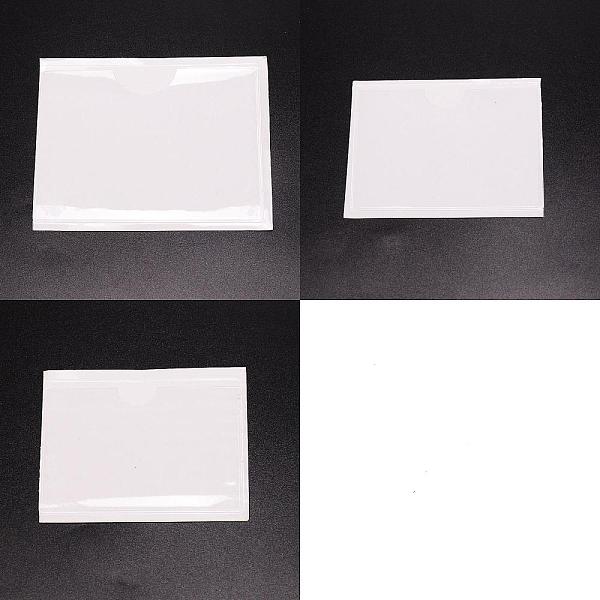 

PandaHall 45Pcs Rectangle PVC Transparent Pouch, Self-adhesive Price Tag Label Bag, Clear, 81~115x100~143x0.5mm, 45pcs Plastic Rectangle...