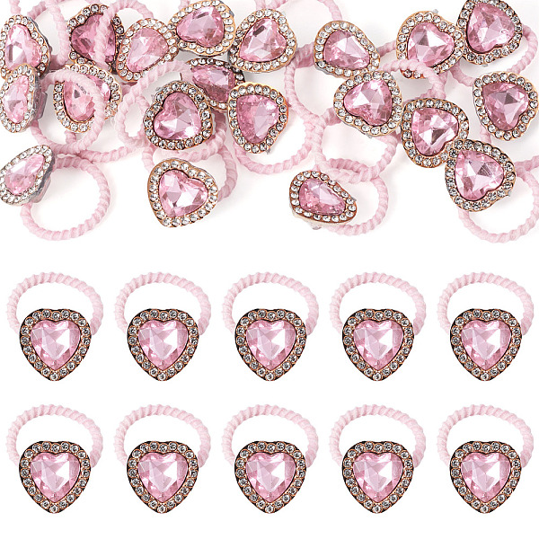 20Pcs Polyester & Rhinestone Girls Hair Accessories